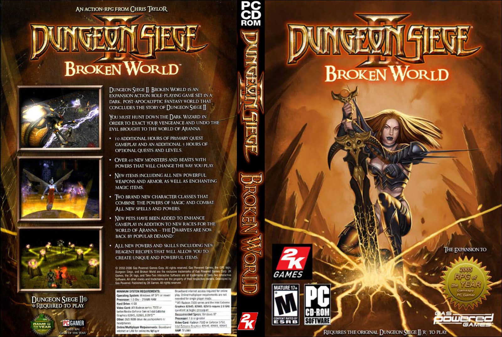 Dungeon siege broken world